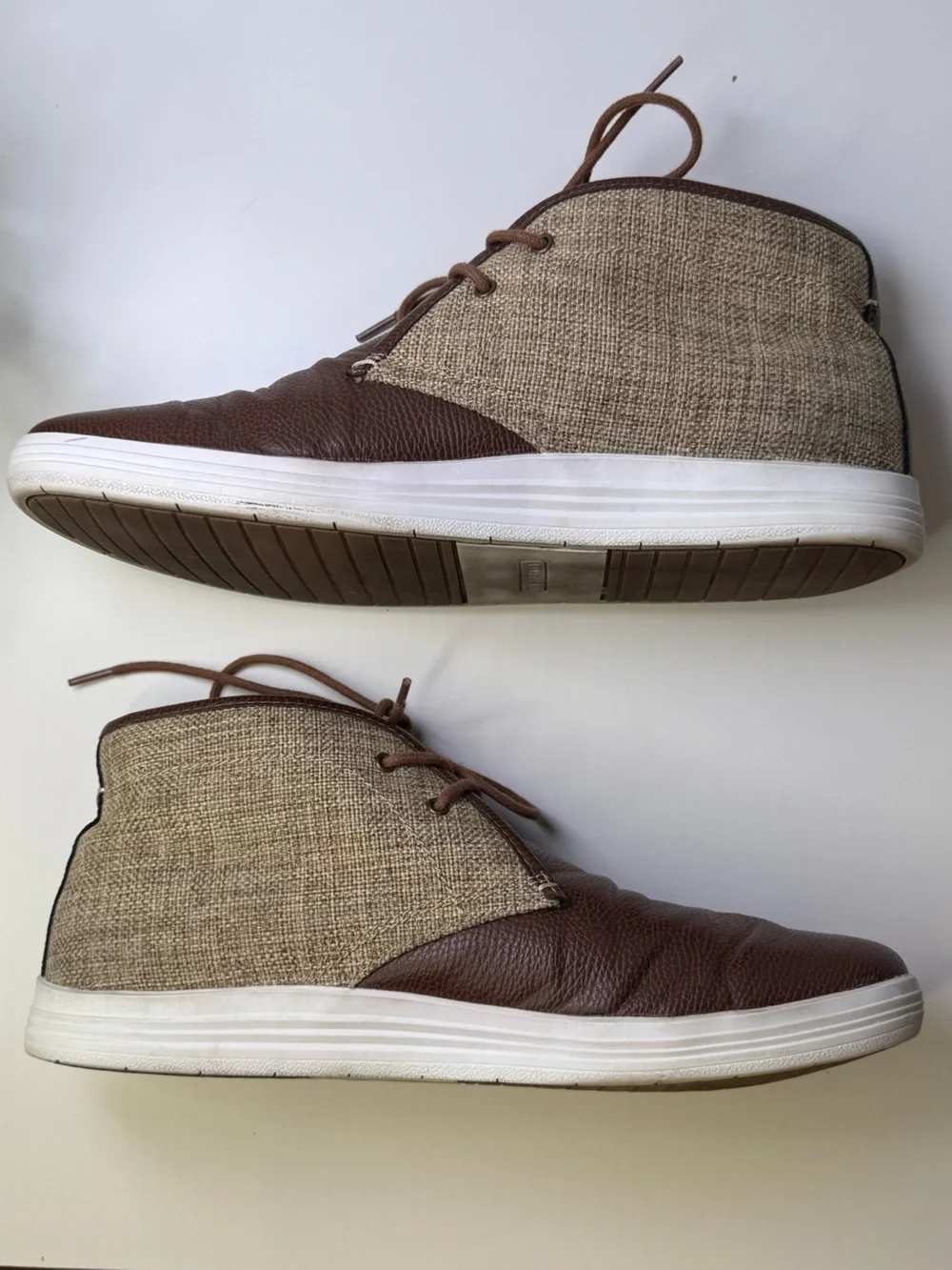 Ben Sherman Canvas and Pebble Vance Chukkas in Brown Men’s Size 12
